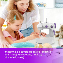 Prenosný šijací stroj LED svetlo 2 režimy + príslušenstvo