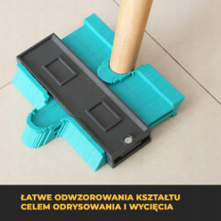 Wzornik odwzorowywanie kształtów płytek 146x104mm