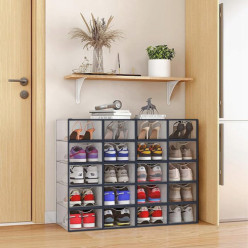 Set de 6 organisateur de boîte de chaussures 32x20,5cm