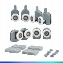 Shower enclosure rollers 24mm wheels set of 8 pcs