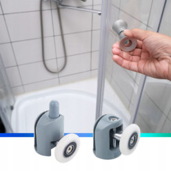 Roues de douche de 24mm ensemble de 8 pièces