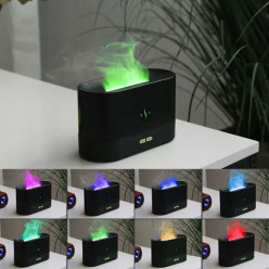 Humidificateur d'air de cheminée noir 5W 0,2l