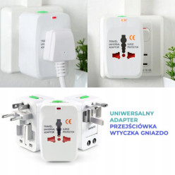 Reiseadapter für Steckdosen UK EU USA