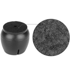 Silicone chair leg caps with felt non-slip 16 pcs 17-21mm
