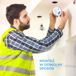 Detektor kouře oxidu uhelnatého CO alarm LCD