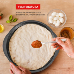 Okrúhla pizza pečenie podnos 33 cm