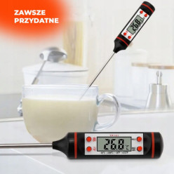 Digitálny kuchynský teplomer pre mäsové víno LCD sonda pin