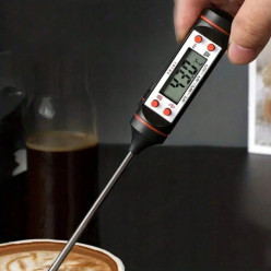 Digitales Küchenthermometer für Fleisch Wein LCD Sonde Einstichthermometer