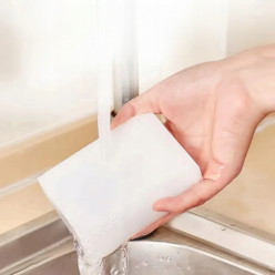 Ensemble de 10 éponges de nettoyage blanc