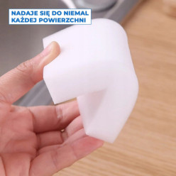 Cleaning sponges set of 10 pcs white