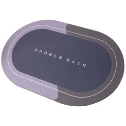 Round quick-dry foam bath...