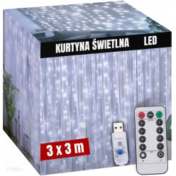 Záclony světla věnec 3x3m...