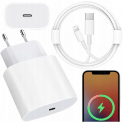 Ładowarka USB-C 20W + kabel Lightning 1m