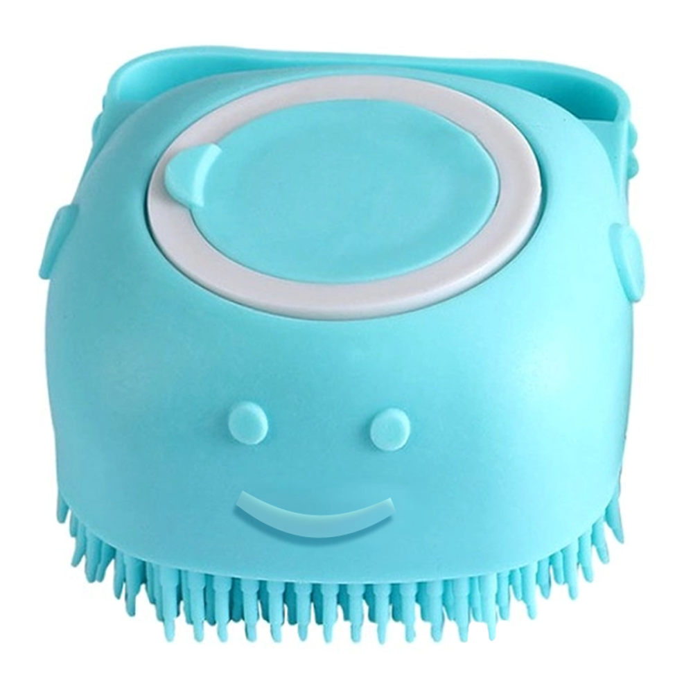 Szilikon testmosó adagolóval, sampon szappanfürdő mosásához