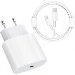 Ładowarka USB-C 20W + kabel Lightning 1m