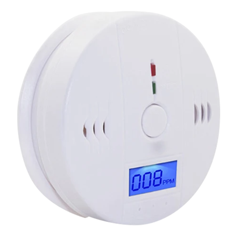 Czujnik czadu dymu CO tlenku węgla LCD