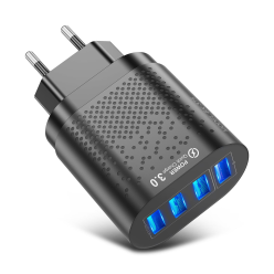 Ładowarka sieciowa do telefonu Quick Charge 3.0 48W + kabel 3w1