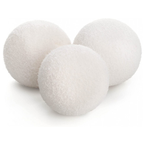 Wool dryer balls, natural wool, 3 pcs