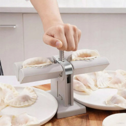 Double presse de dumpling fabricant pour pierogi ravioli