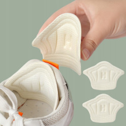 Poignées de talon pour chaussures beige 2 pcs