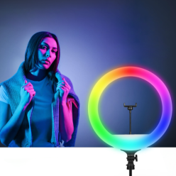 LED RGB gyűrű fény 220cm álló USB 80W