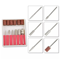 Nail drill 80W for manicure and pedicure + bits and foot pedal