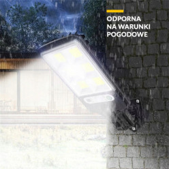 Lampa uliczna 200 W 98 lm zasilanie solarne