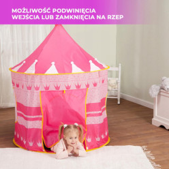 Kinderzelt Palast Schloss rosa
