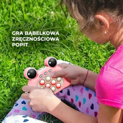 Pop it gra zręcznościowa zabawka dla dzieci antystresowa elektroniczna