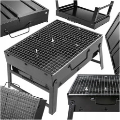 Klappgrill Campinggrill tragbar Gartengrill Holzkohlegrill BBQ