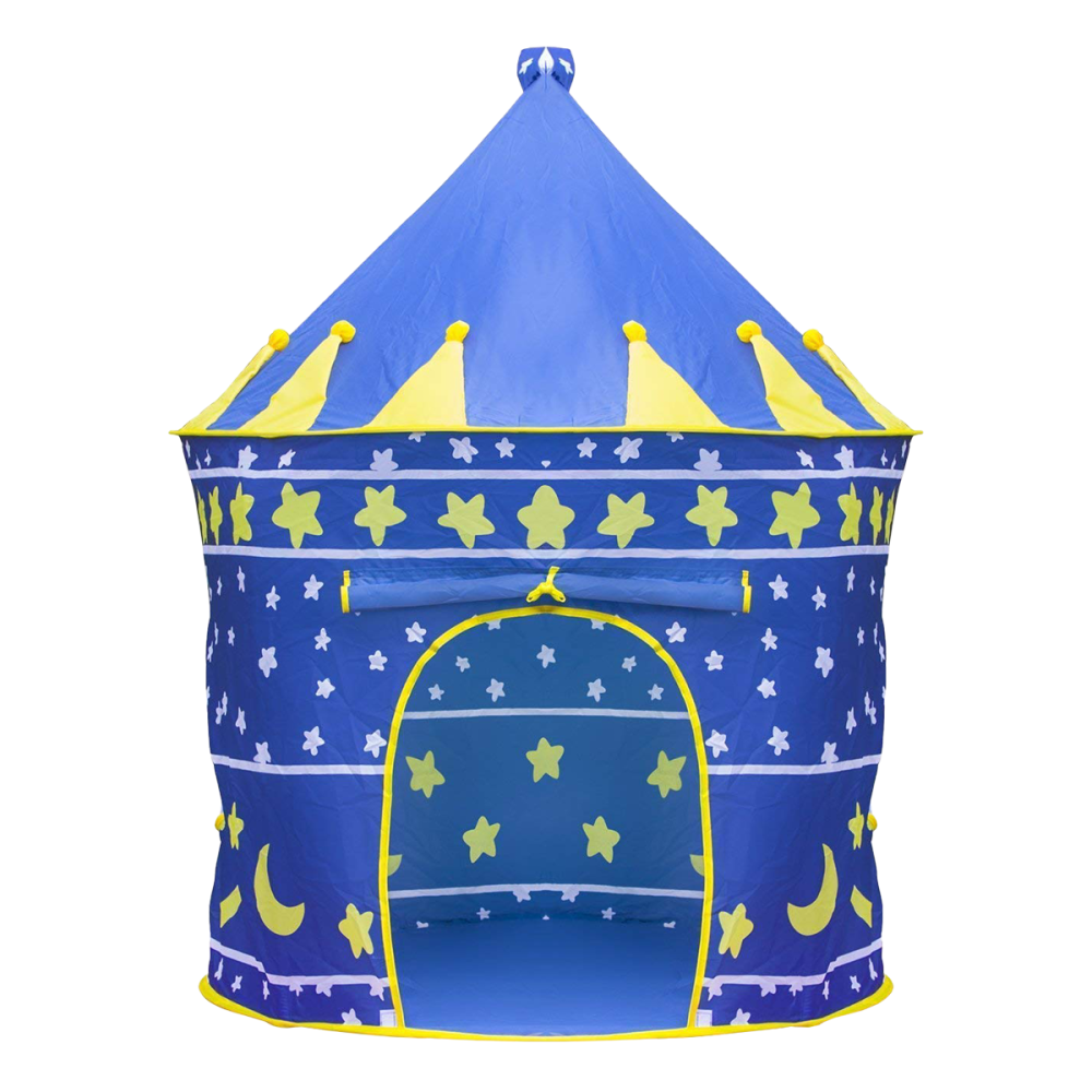 Jeu pour enfants château château de tente bleu