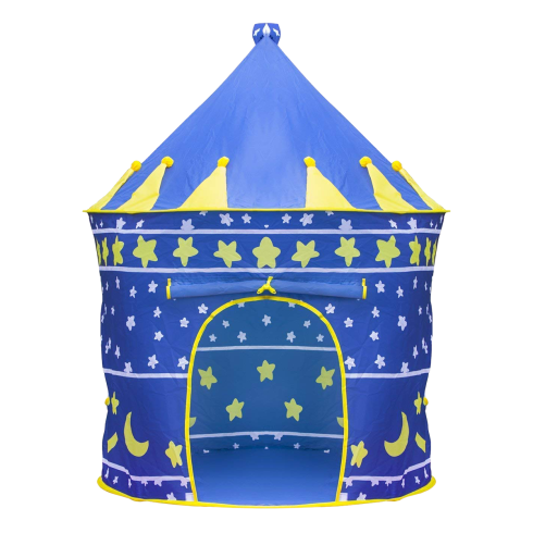 Jeu pour enfants château château de tente bleu
