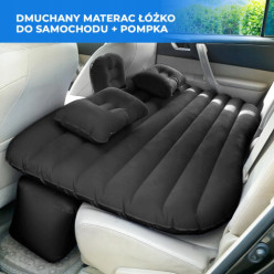 Lit de voiture pour lit de voiture gonflable pour dormir dans le canapé de voiture + pompe