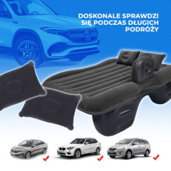 Lit de voiture pour lit de voiture gonflable pour dormir dans le canapé de voiture + pompe