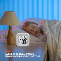 Elektronikus szoba hőmérő digitális + akkumulátor
