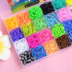 Ensemble bande de loom pour la fabrication de bracelets 1500 pcs