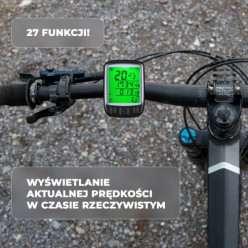 Bike számítógép digitális vízálló vezetékes