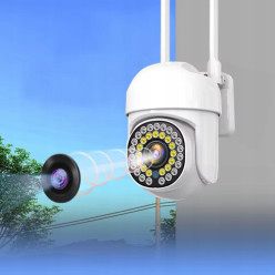 Okos WiFi IP kamera 1080p, forgatható, bel- és kültéri