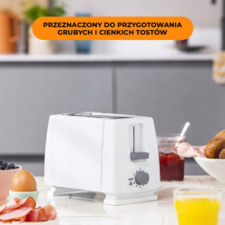 Pirítós pirítós szendvics 600W fehér