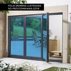 Self-adhesive one-way mirror film 300 x 50 cm