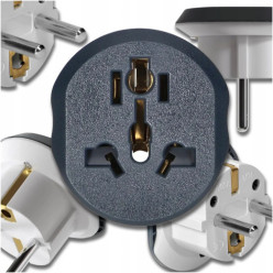 Adapter przejściówka do gniazdka UK EU USA