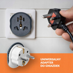 Adapter przejściówka do gniazdka UK EU USA