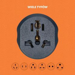 Travel plug adapter zásuvkový konvertor UK EU USA