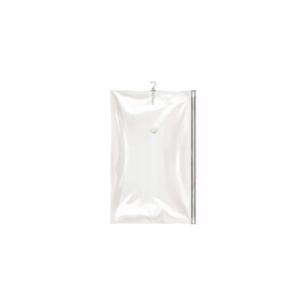 Set of 3 vacuum storage bags with hanger for clothes 70x145cm