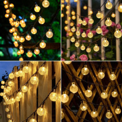 Slnečná záhrada výzdoba svetlá 6m 40 LED