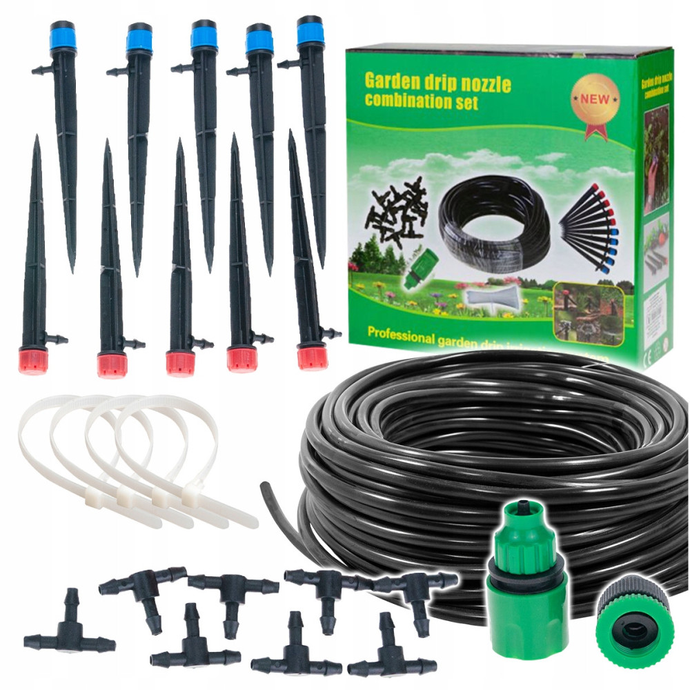 Flower watering irrigation set 10m