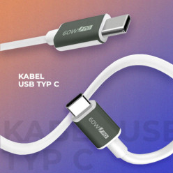 Kabel USB-C 100 cm 60W