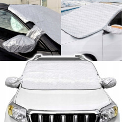 Car windscreen and mirror sun shade cover 120 x 145 x 178 cm
