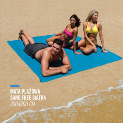 Mata na plaże 200 x 200 niebieskia