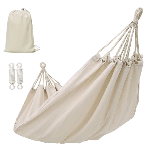 Garden hanging hammock 250x80cm Brazilian cover bag